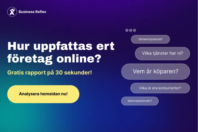 AI testa din hemsida